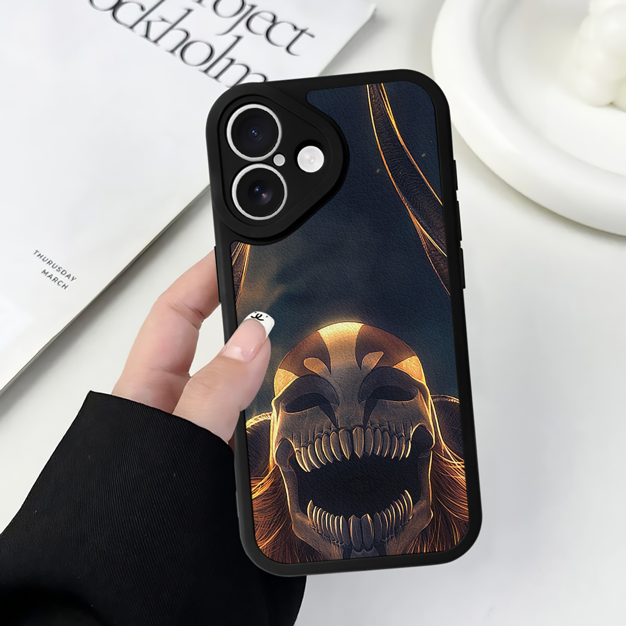 （画像用） ブリーチ BLEACH 【iPhone 16シリーズ対応】シリコンスマホケース（レザー調） 材質：シリコン